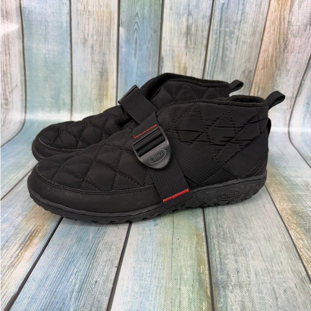 Chaco Ramble Puff Black Shoes Men's Size 10.5 Adjustable Snow Boot Adjustable
